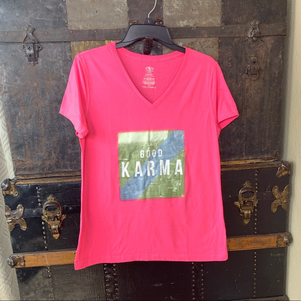 Athletic Works Pink sz LG Tee